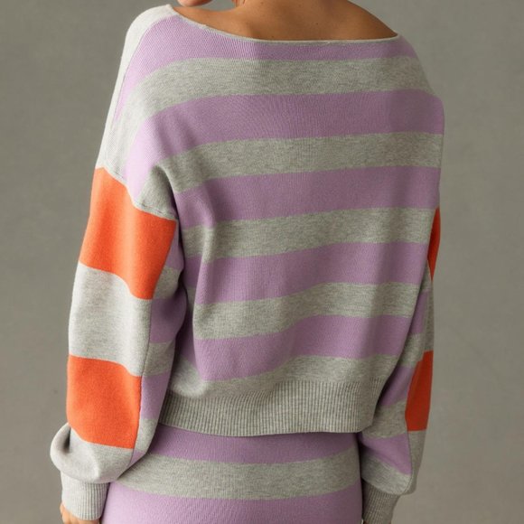 Brand New Daily Practice by Anthropologie Glen Striped Sweater - Picture 3 of 11